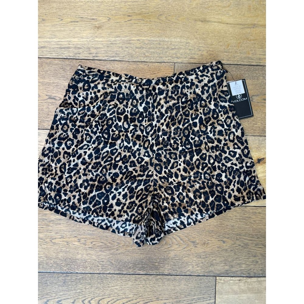 Volcom Gen Wow Print Shorts Animal Print Size XS - Picture 7 of 12